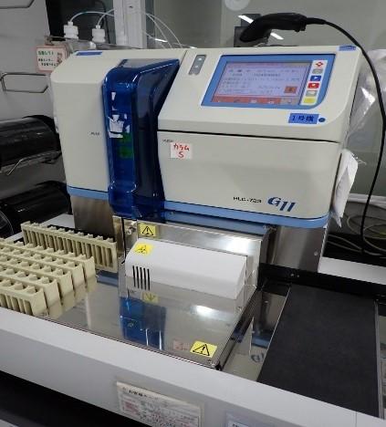 HLC723　G11：ヘモグロビンA1cを測定します